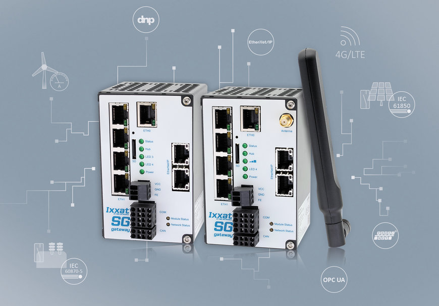 Nouvelles passerelles pour réseaux électriques intelligents conformes CEI 61850 et CEI 60870 avec prise en charge LTE